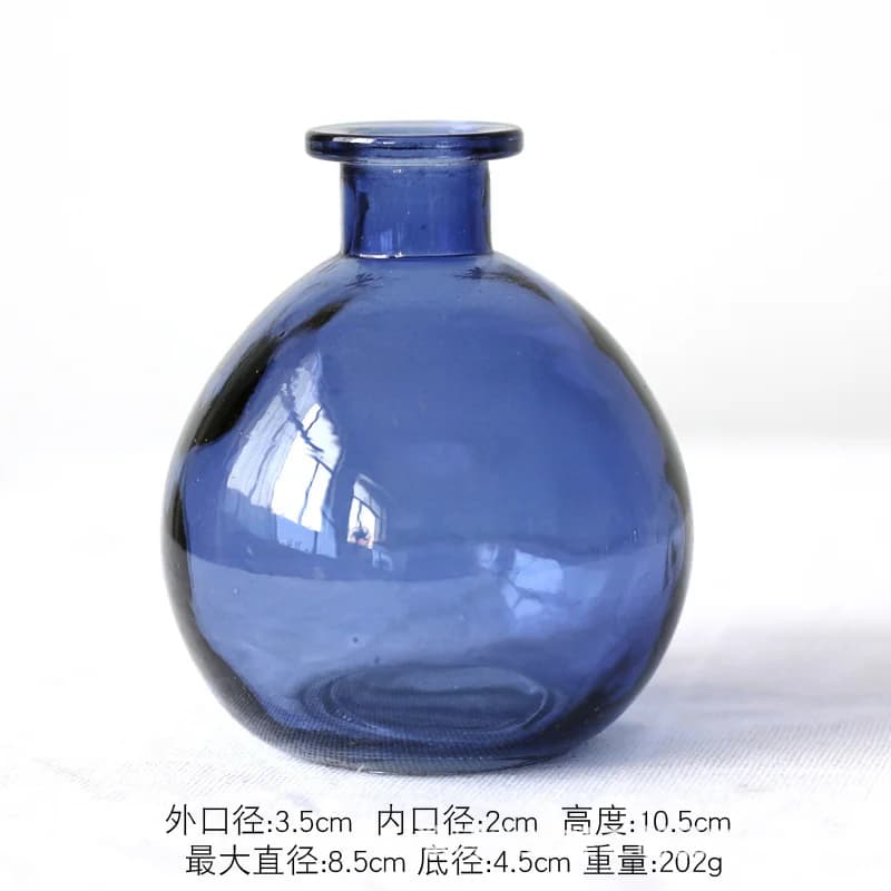 Glass Flower Vase for Table Decor
