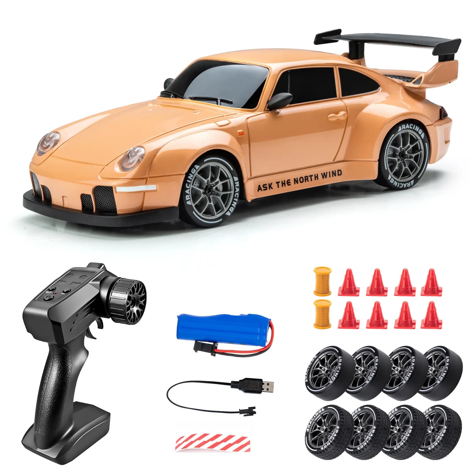 24 Speed Four-Wheel Drive RC Drift Car