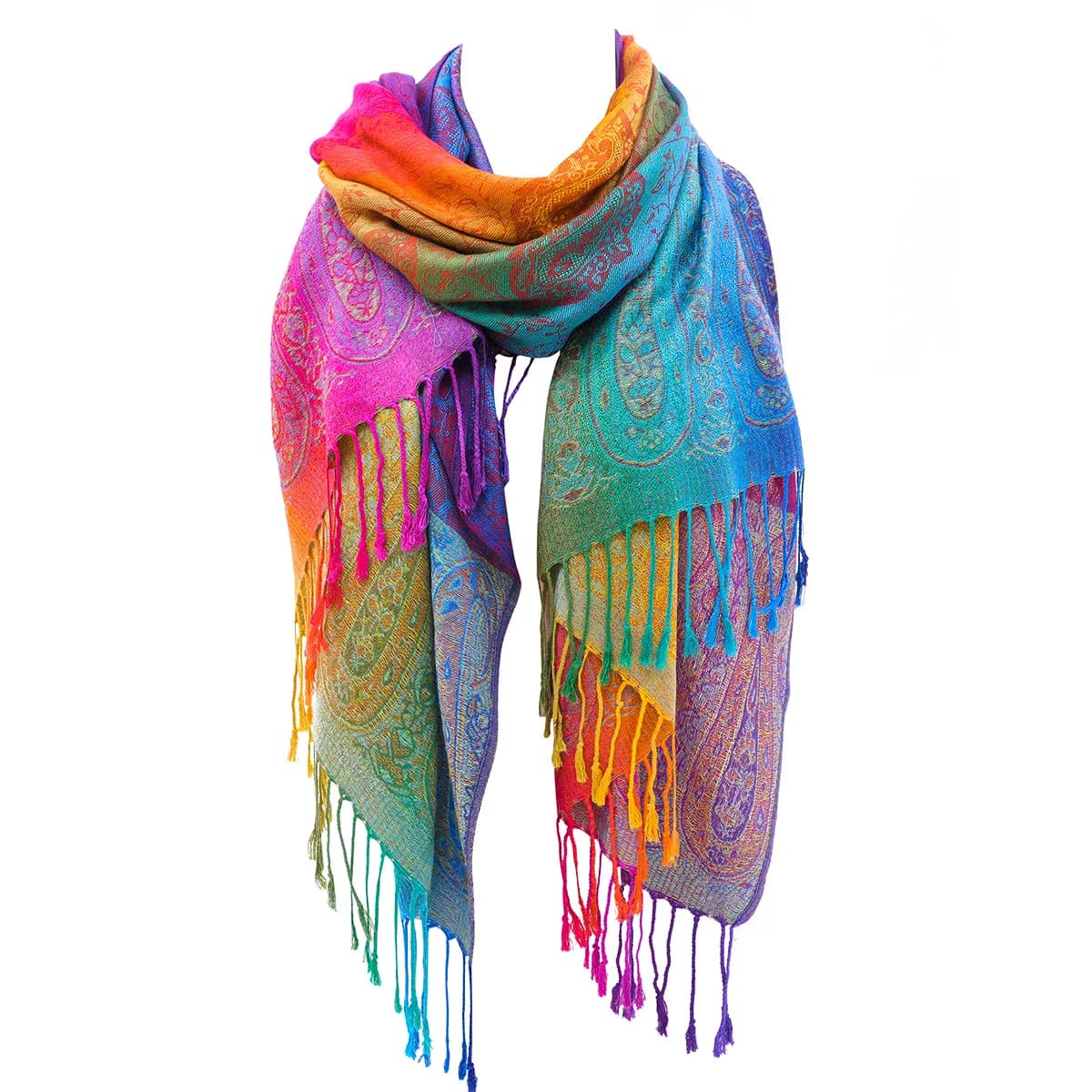 Luxury Satin Silk Pashmina Shawl Wrap
