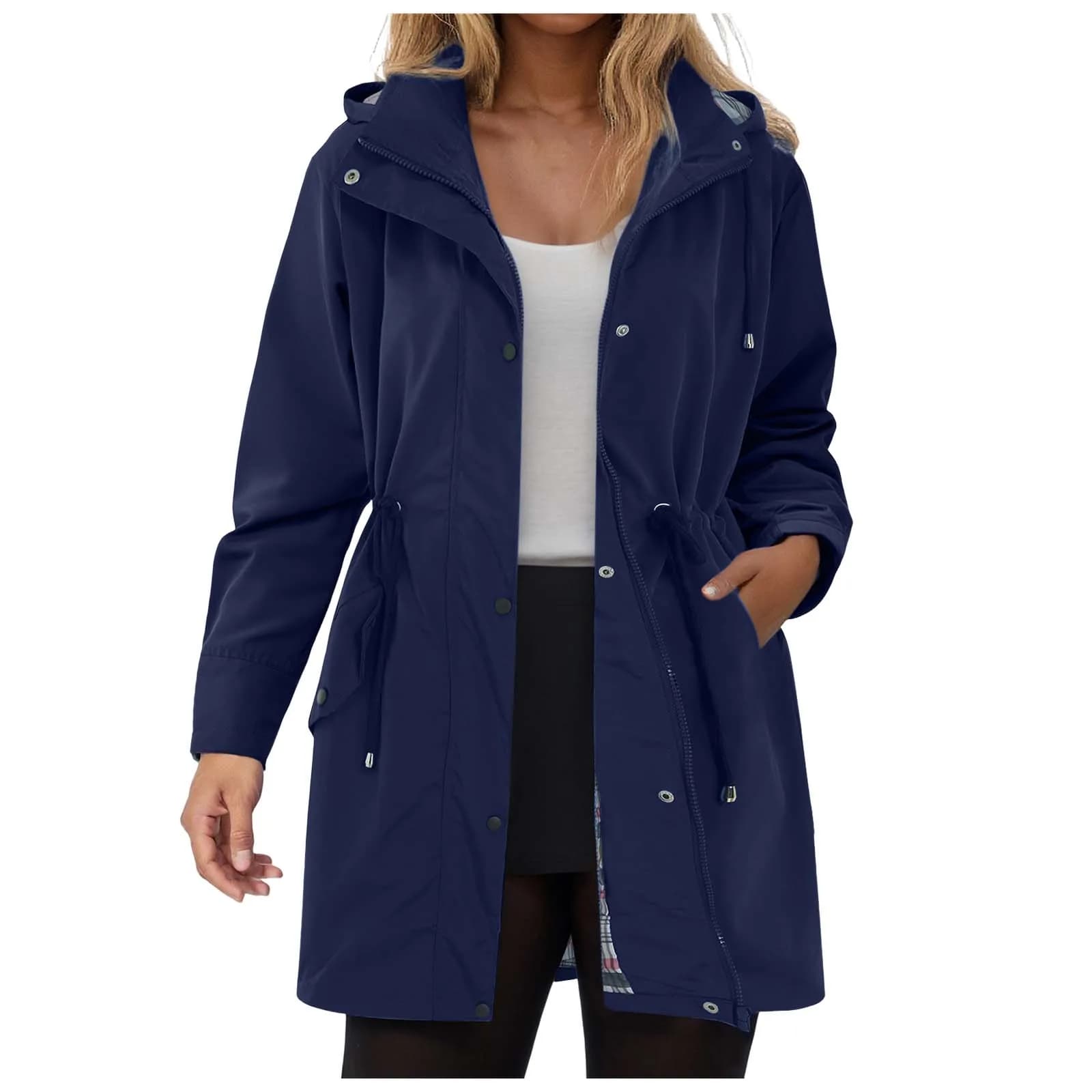 Women's Lightweight Hooded Rain Jacket