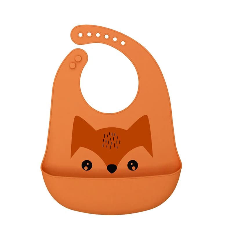 Baby Waterproof Silicone Bibs With Bowknot Apron