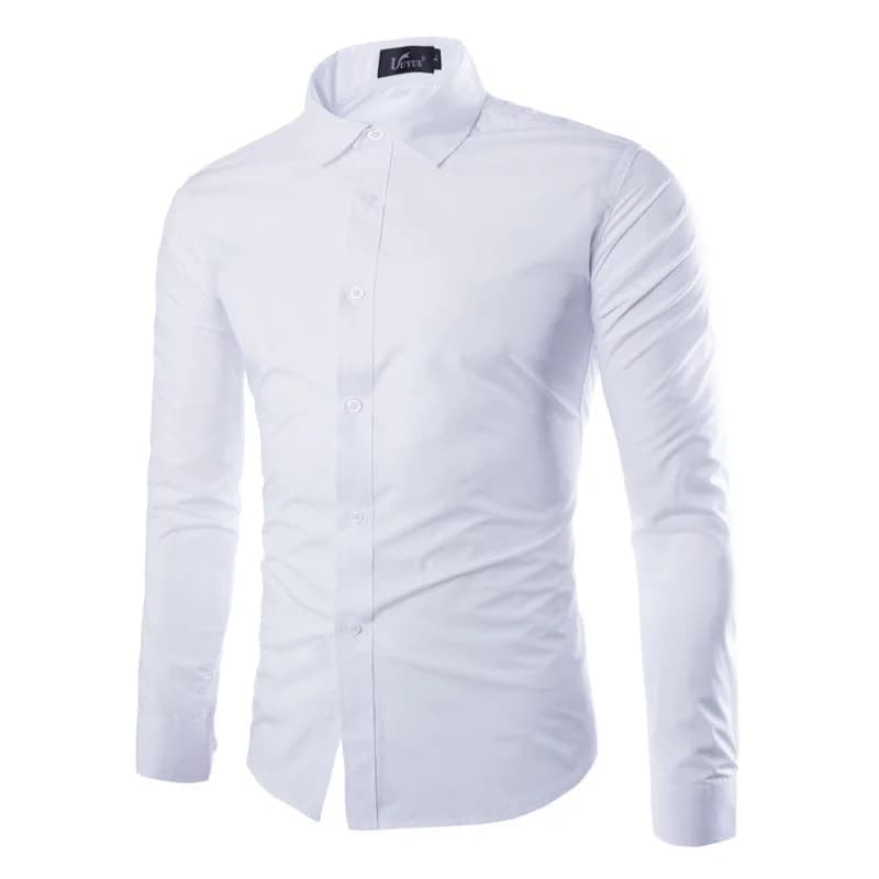 Men's Corduroy Striped Long Sleeve Shirt