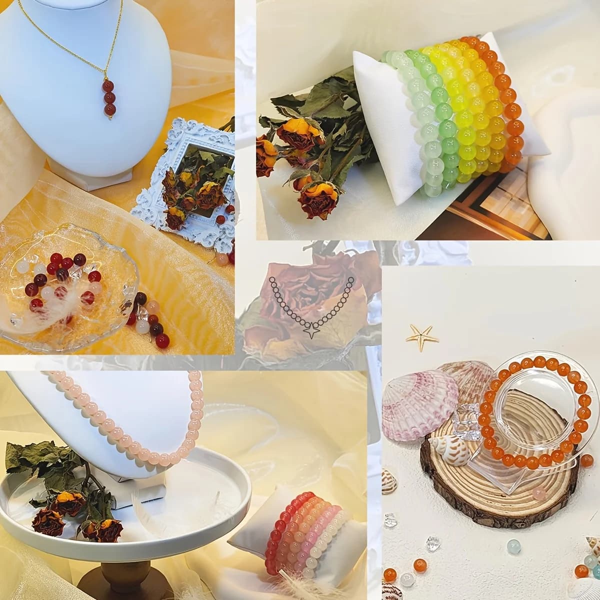 Glass and Crystal Beads Assortment Kit