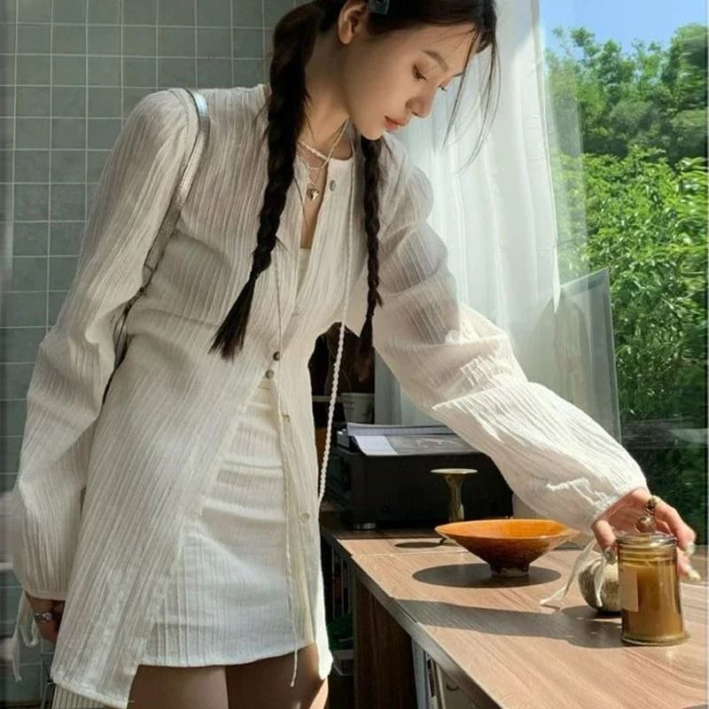 High-Waisted Ruffled Half-Skirt for Women
