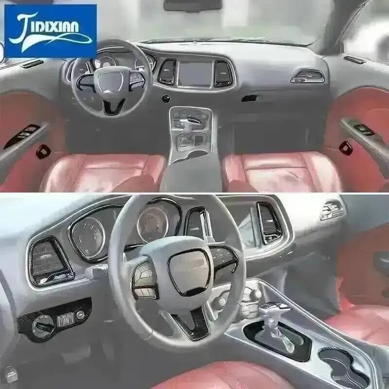 Carbon Fiber Interior Cover for Dodge Challenger
