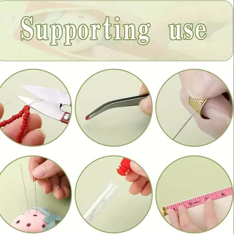 Beading Needles Kit with Storage Box