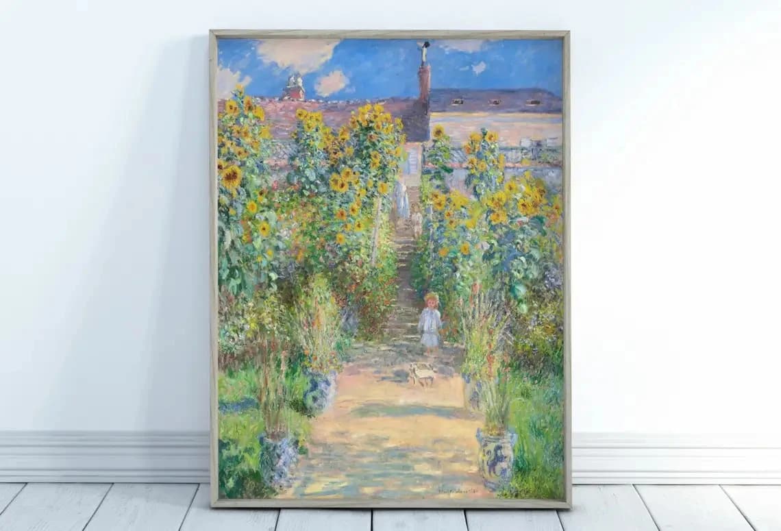 Modern Abstract Landscape Canvas Wall Art Print