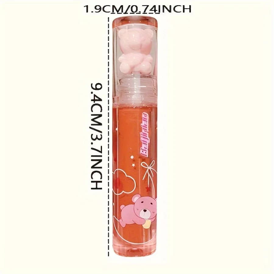 Bear Jelly Lip Glaze with Mirror Shine