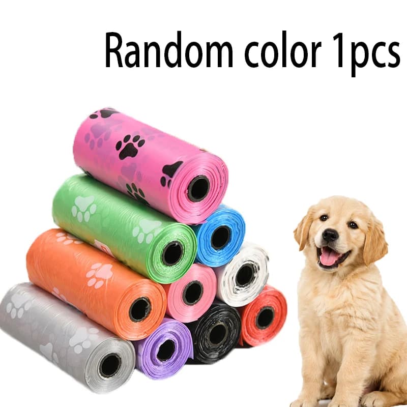 Paw Print Dog Poop Bags