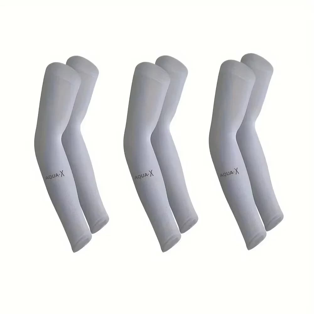 3 Pair of Breathable Sun Protection Sleeves - Breathable & UV Protective Gear for Sports, Driving, Outdoor Adventures