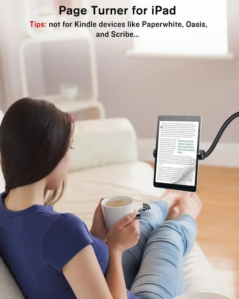 Remote Control for TikTok Page Turner Kindle App Bluetooth Video Recording Remote Scrolling Ring for TIK Tok iPhone iPad iOS