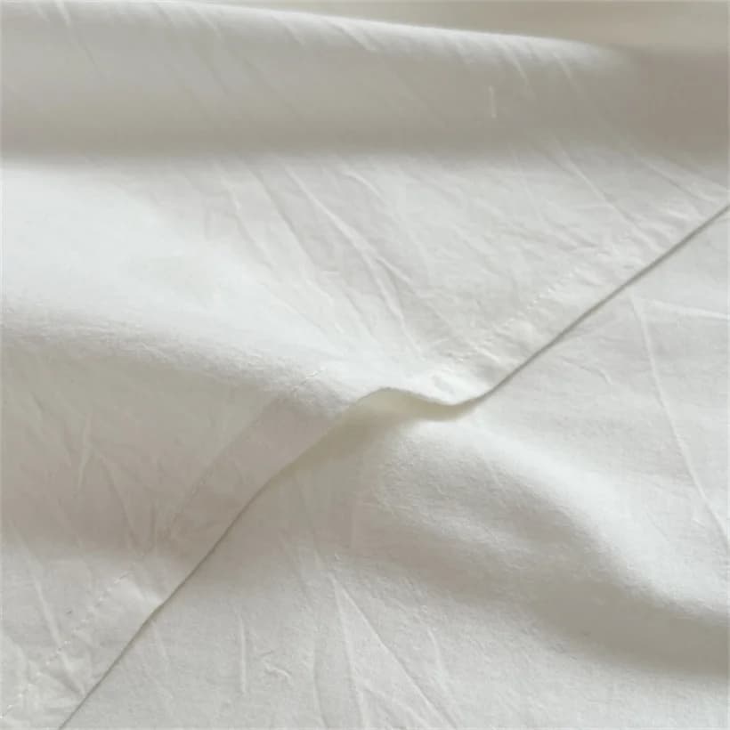 Pure Cotton Flat Sheet Nordic Grid Pattern