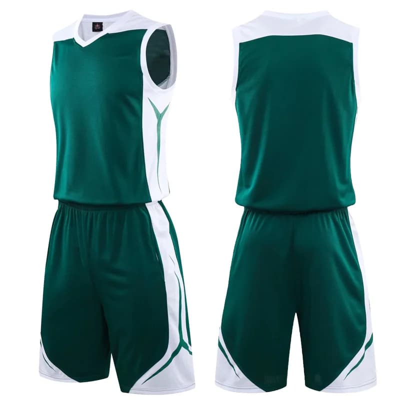 Men's Basketball Jersey Set Blank Customizable