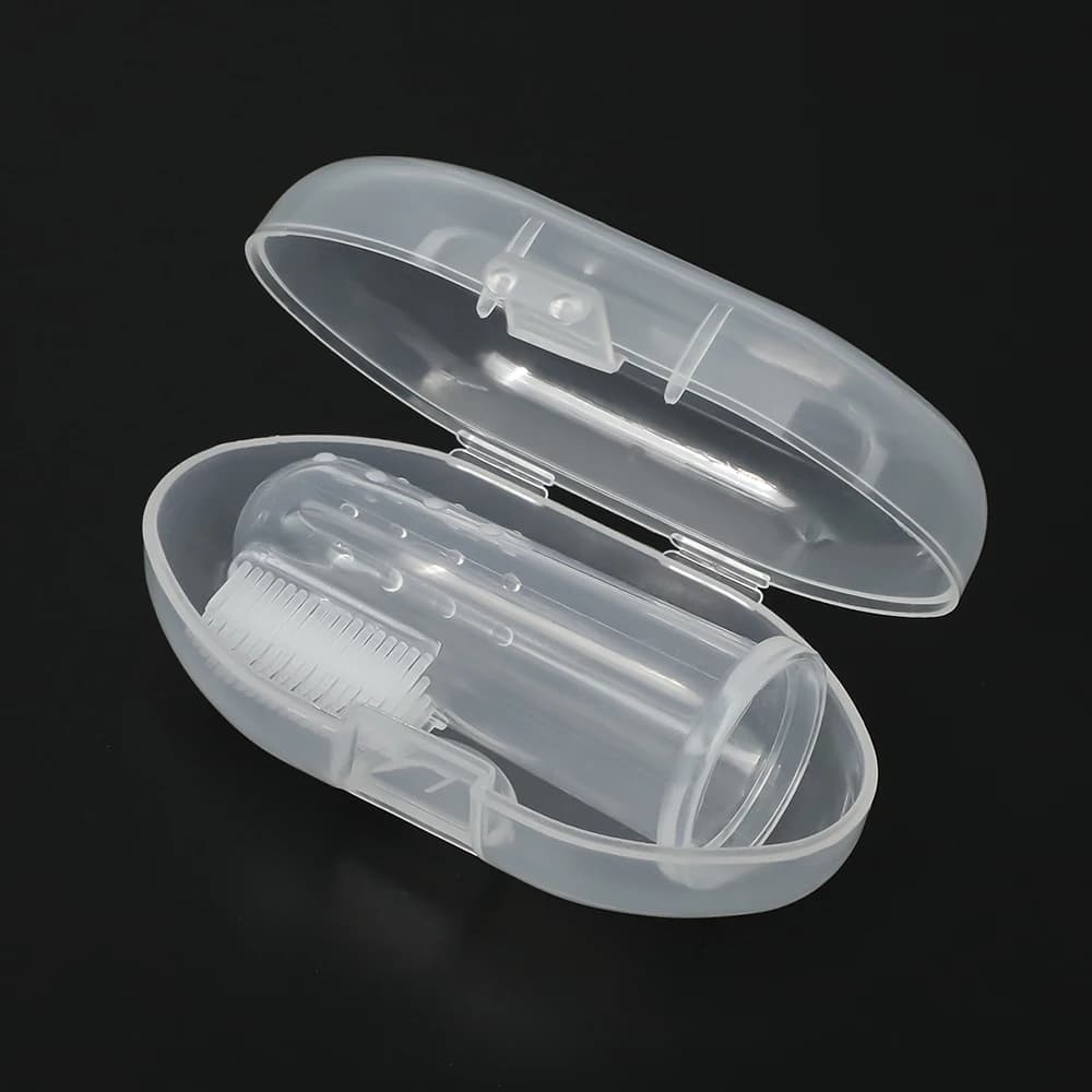 Baby Soft Finger Toothbrush BPA Free Silicone Infant Tooth Teeth Clean Brush Food Grade Silicone Baby Oral Health Care