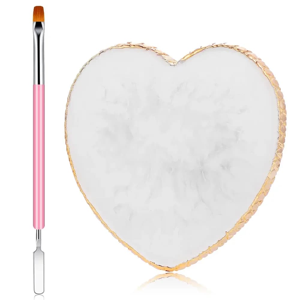 Nail Art Palette And Brush Design Tip Painting Drawing Display Carving Dotting Pen Acrylic Gel UV Polish DIY Manicure Set Tools