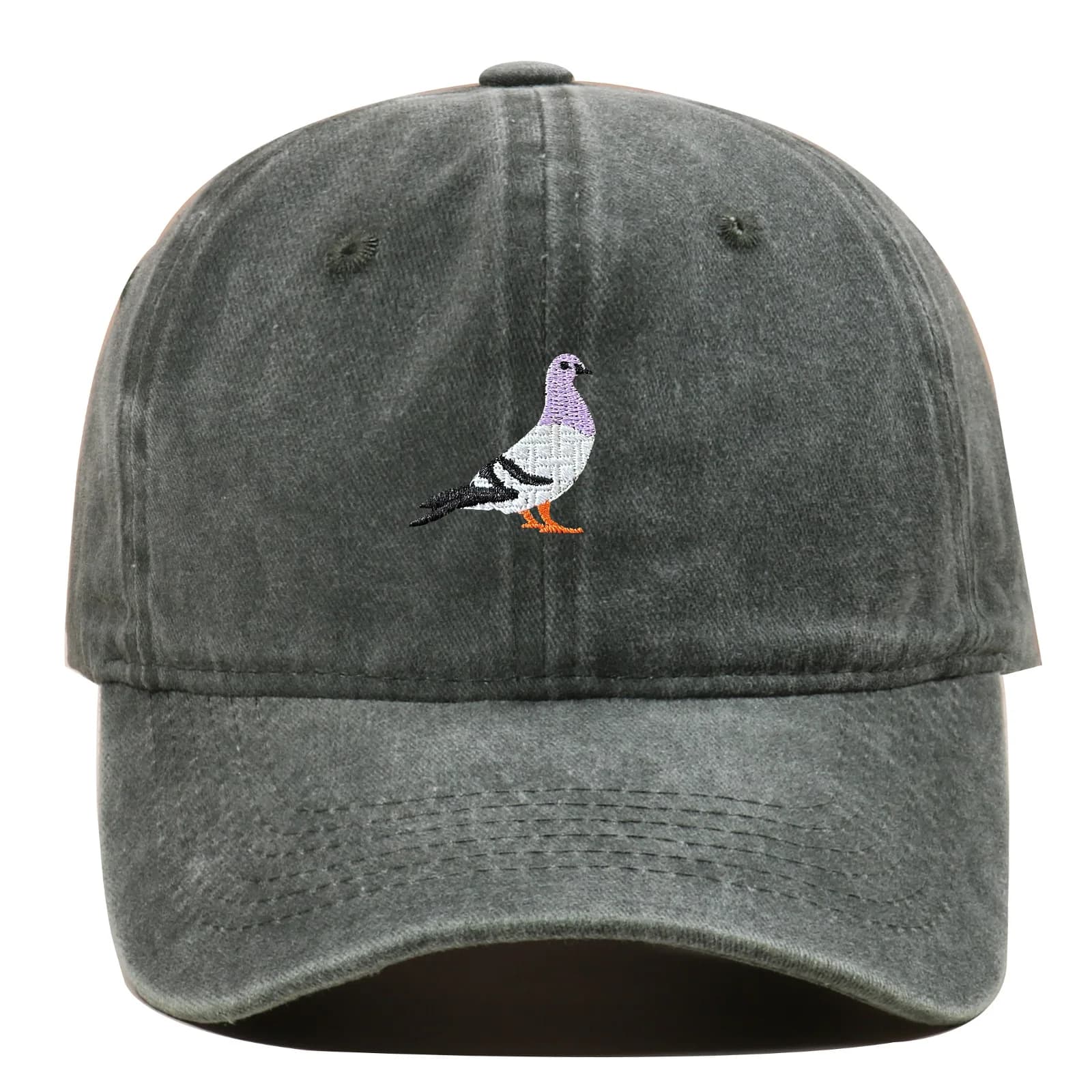 Pigeon Embroidery Baseball Cap