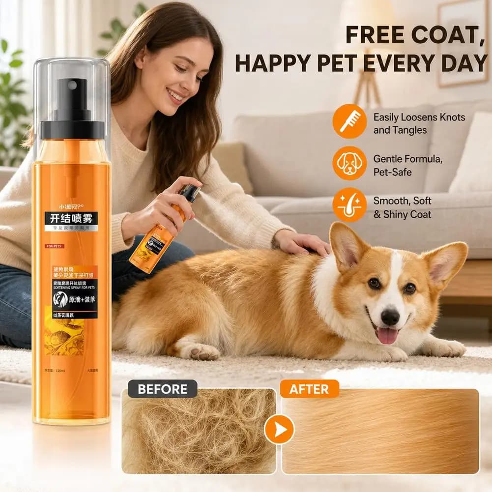 Pet Hair Detangler Spray