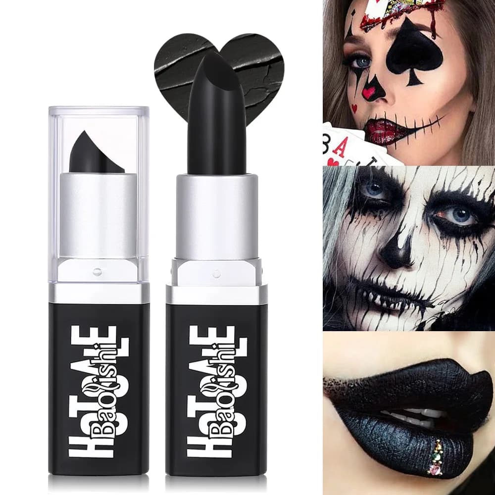 Matte Black Waterproof Lipstick