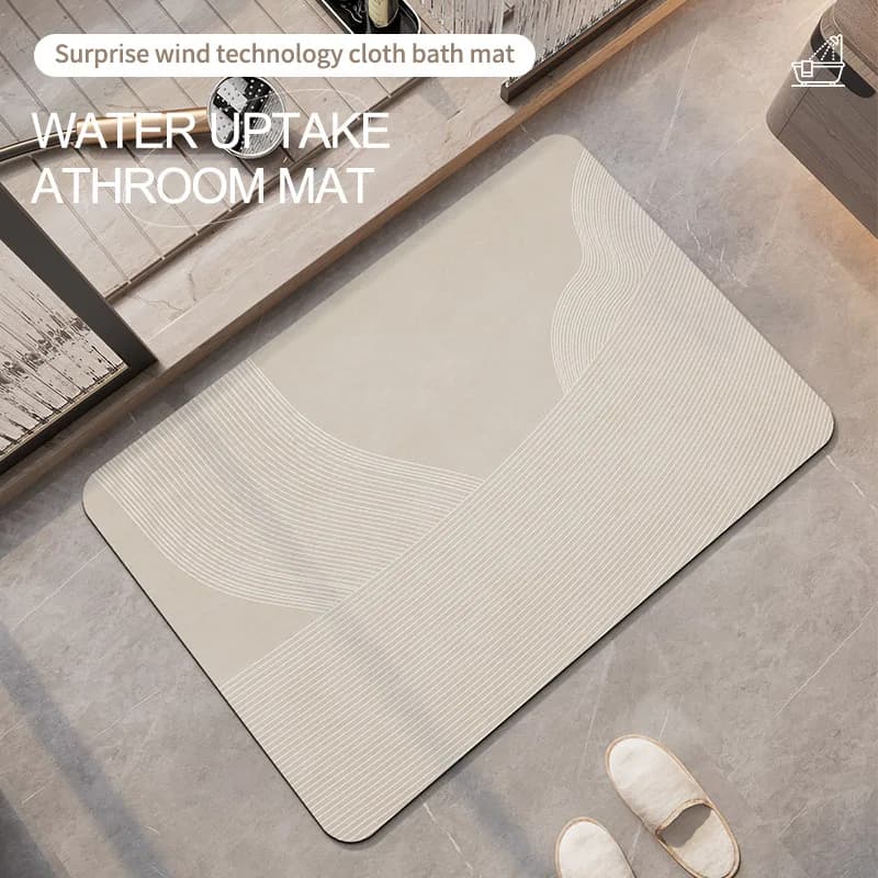 Diatom Mud Bathroom Floor Mat Anti-Slip