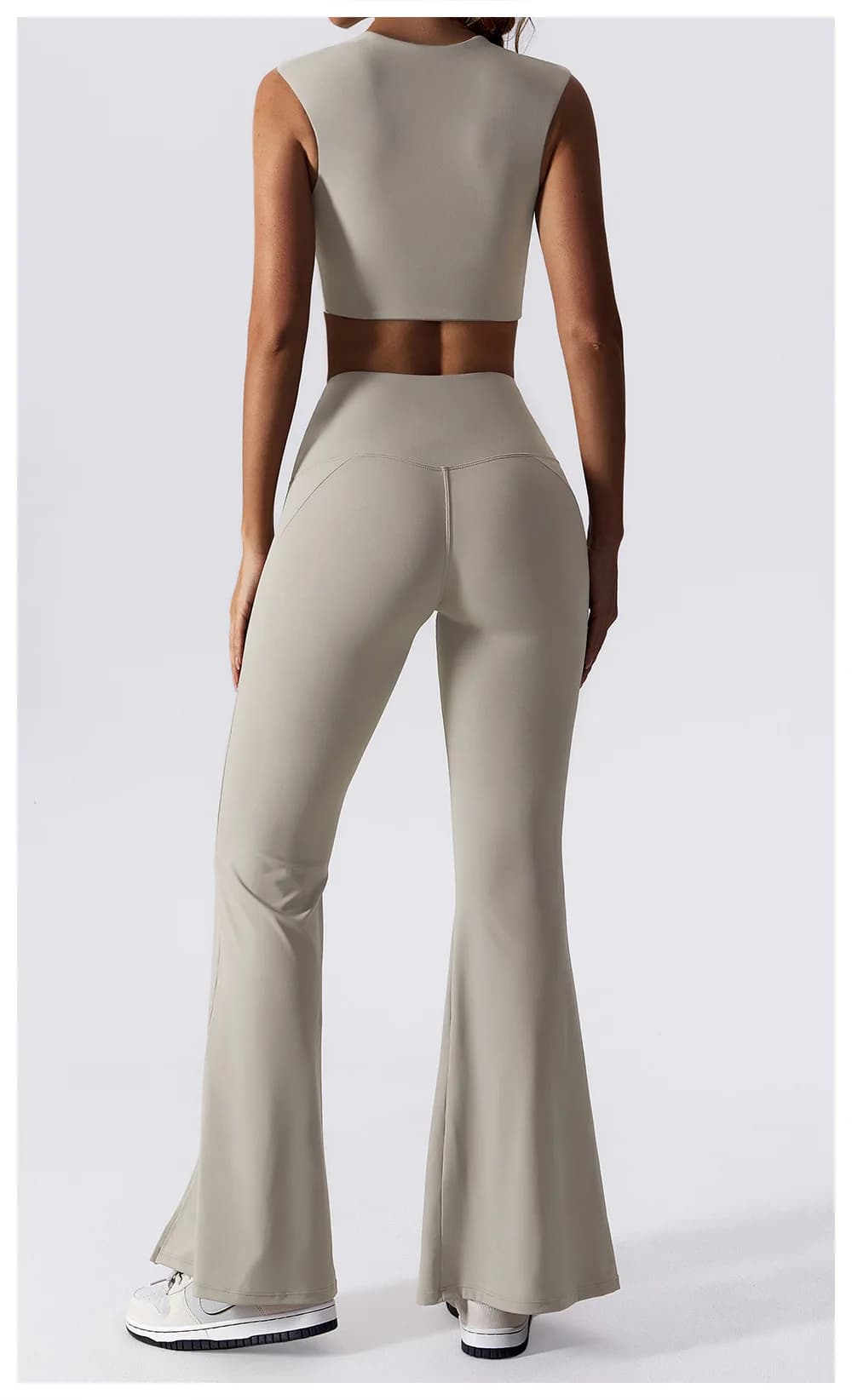 Women's High-Waist Bell-Bottom Yoga Pants