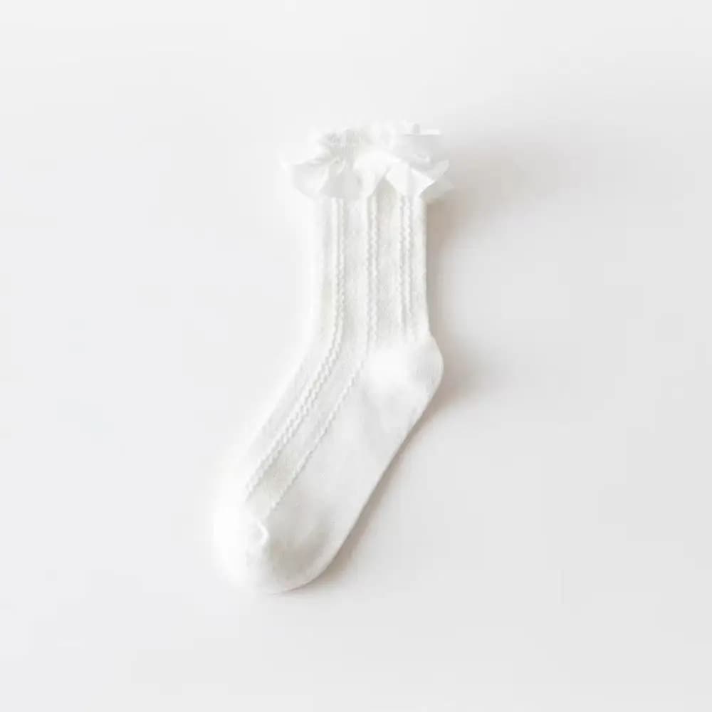 Women's Cotton Frilly Ruffle Ankle Socks