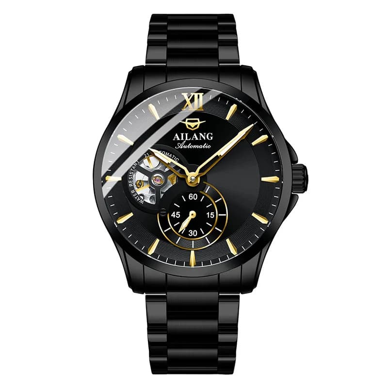 Watches for Men Tourbillon Skeleton Luminous Luxury Mechanical Self Winding Men's Wrist Watch Waterproof