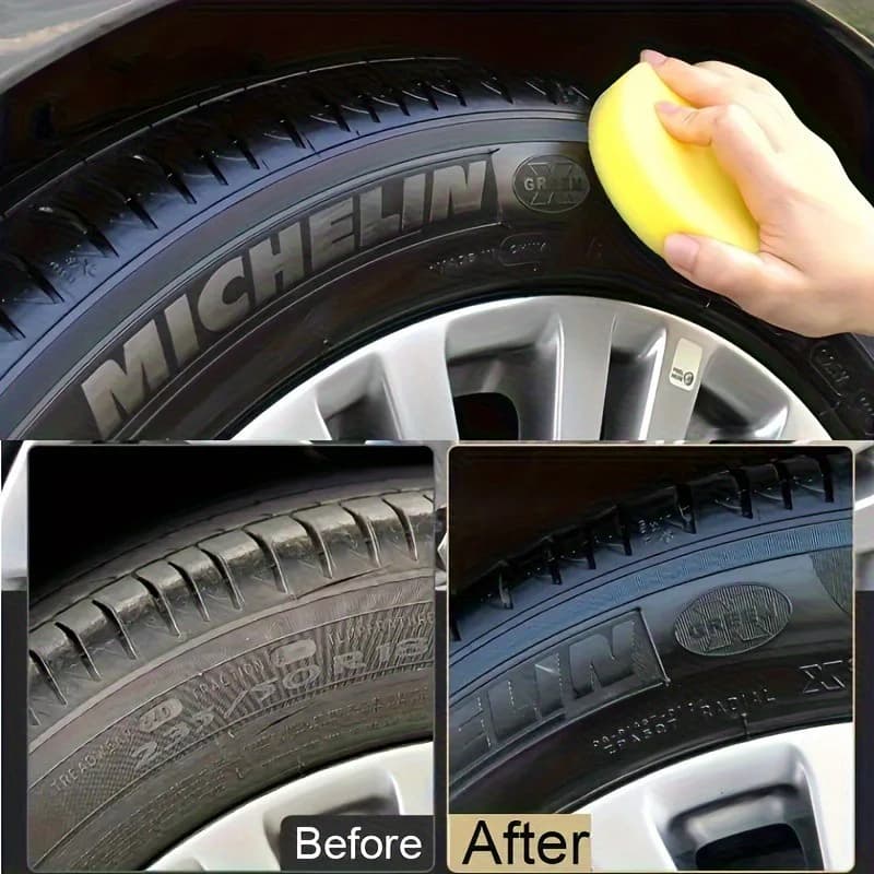 Car Interior Cleaning Paste Versatile Cleaner for Car Interiors And Tires