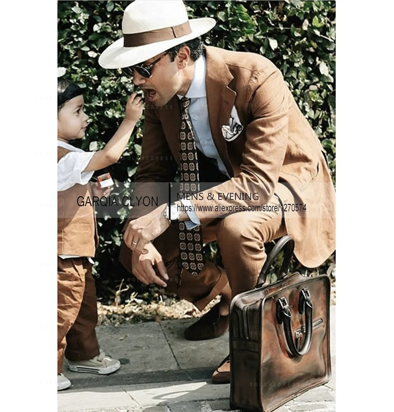 Men's Cotton Linen Casual Suit Jacket and Pants Set