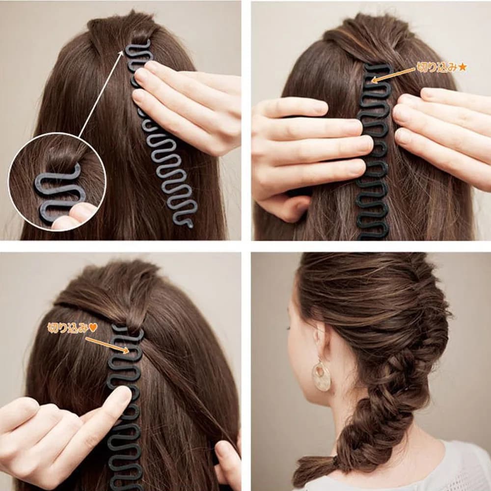 Hair Braiding Tools Women Hair Braid Tool French Wave Hair Braider Roller Twist Styling Tool DIY Accessories