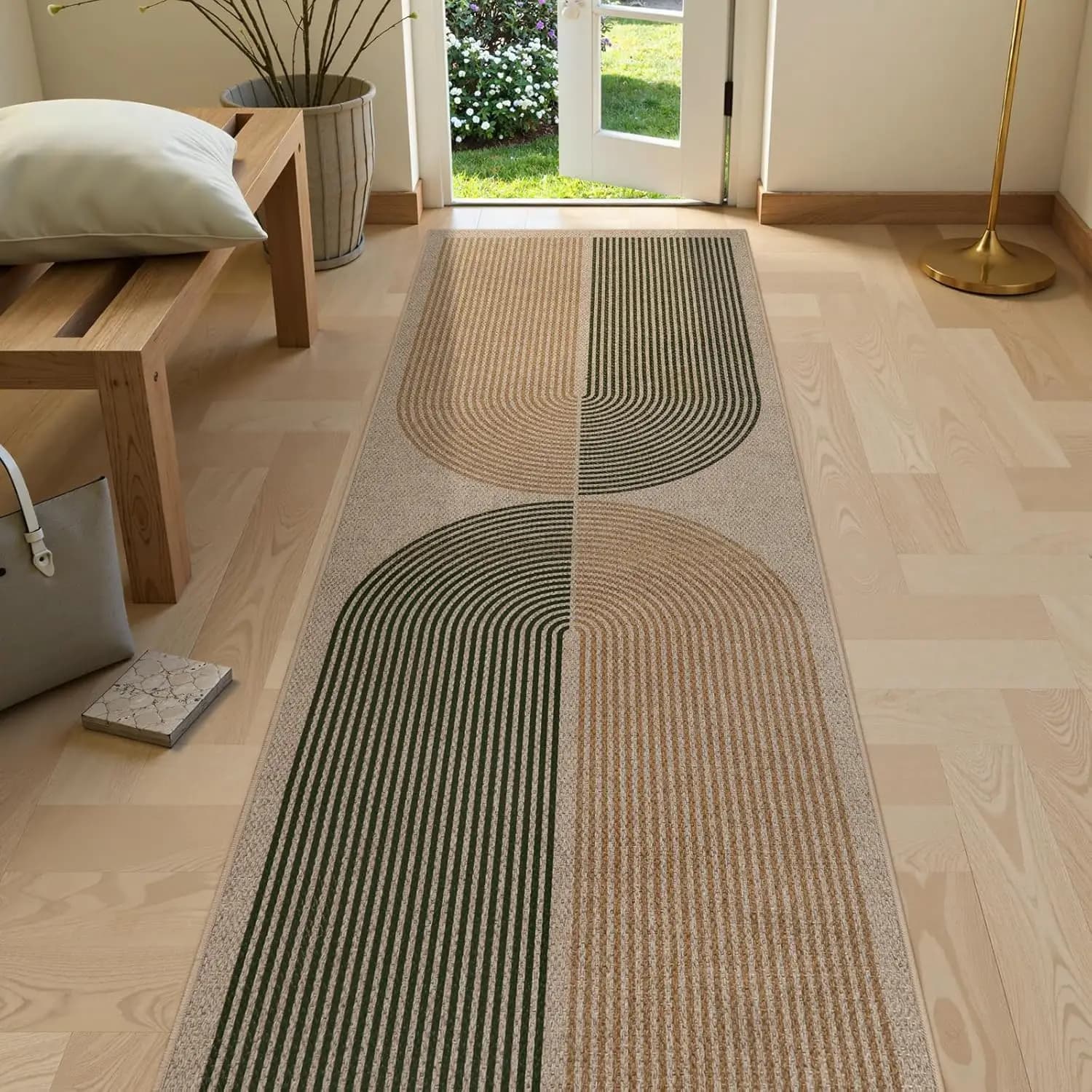 Modern Geometry Runner Rug