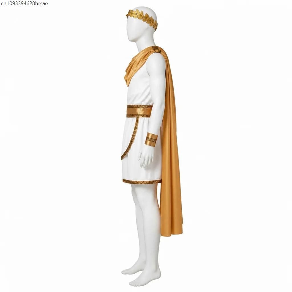 Ancient Greek Roman Robe Cosplay Costume Set