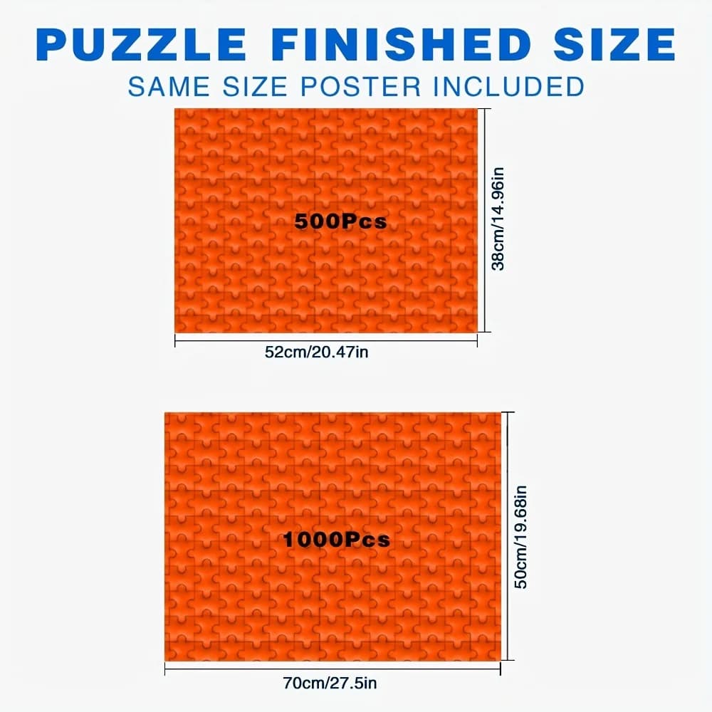 Adult Jigsaw Puzzles 500 & 1000 Piece