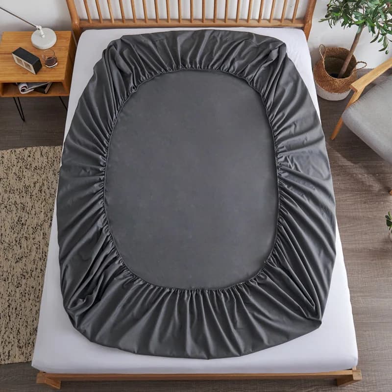 Cotton Fitted Sheet with Elastic Bands