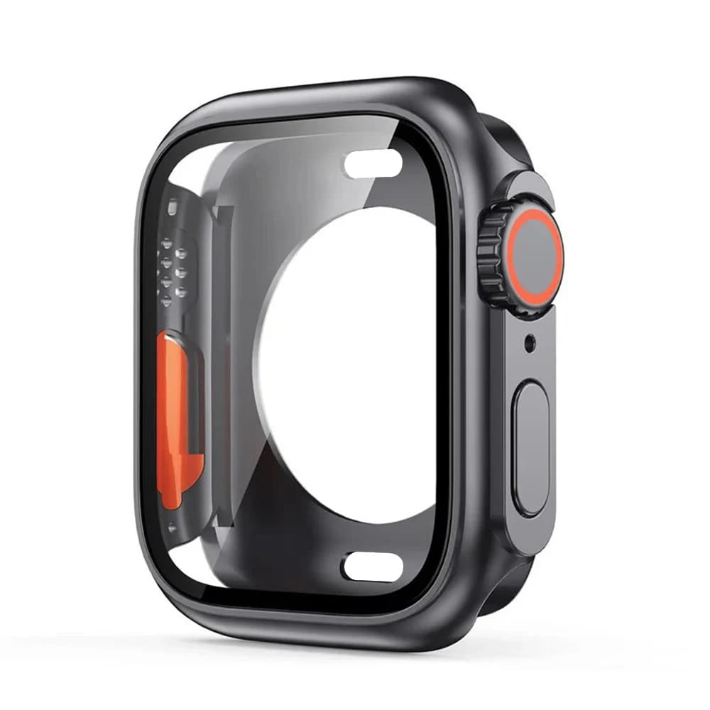 Screen Protector for Apple Watch Case 46mm 45mm 44mm 40mm 41mm 42mm Change To Ultra Hard Cover for iWatch 11 10 9 8 7 6 5 4 SE