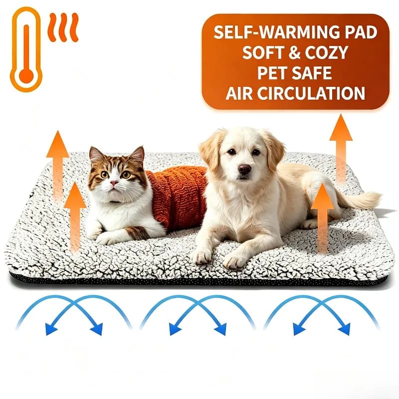 Self-Heating Pet Pad Blanket