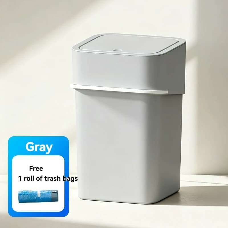 Layered Cat Litter Box with Waste Scoop
