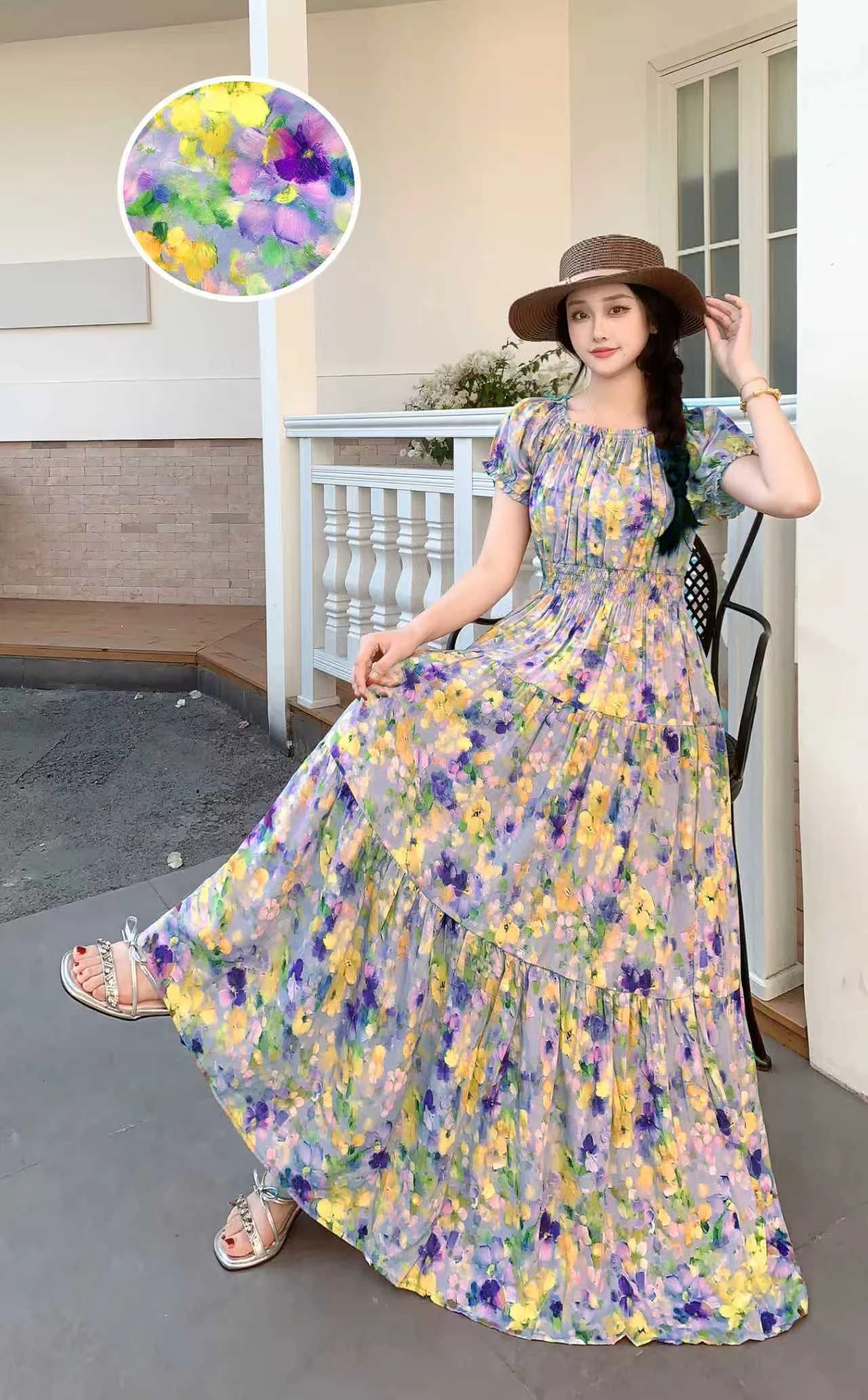 Bohemian Floral Maxi Dress