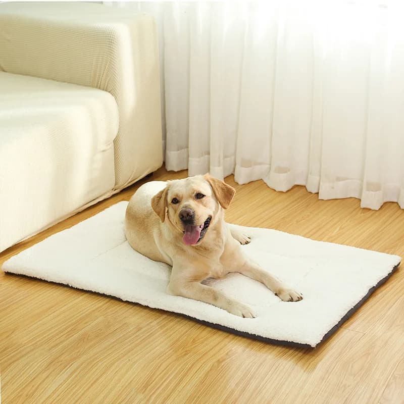 Washable Fleece Dog Bed Mat