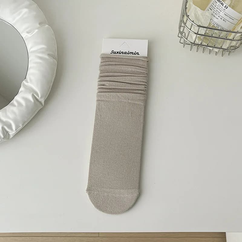 Women's Breathable Cotton Long Socks