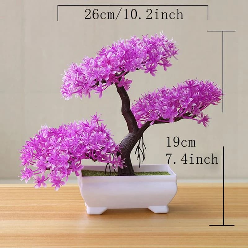 Artificial Bonsai Tree Plant Decoration