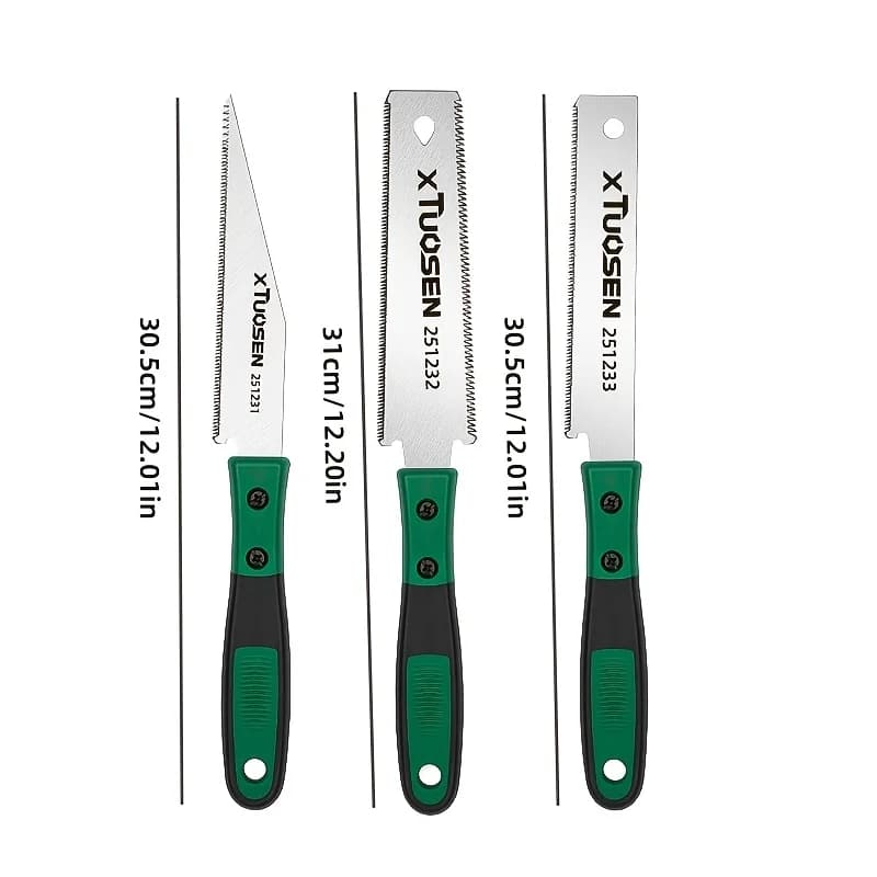Hand Saw, Precision Jab Saw & Drywall Saw, Ergonomic Handle Hand Tools for Wood, Drywall, Plastic, DIY Cutting, Pruning