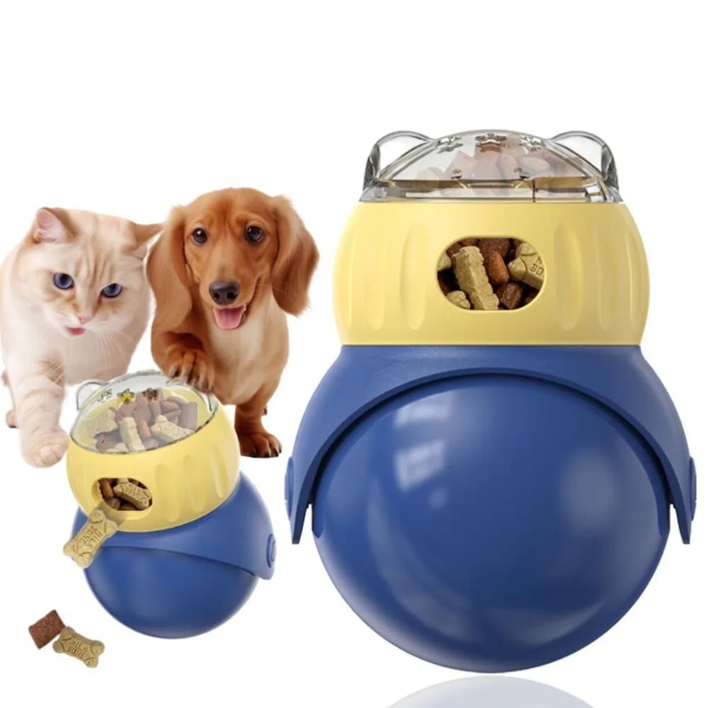 Adjustable Treat Dispenser Puzzle Ball for Cats