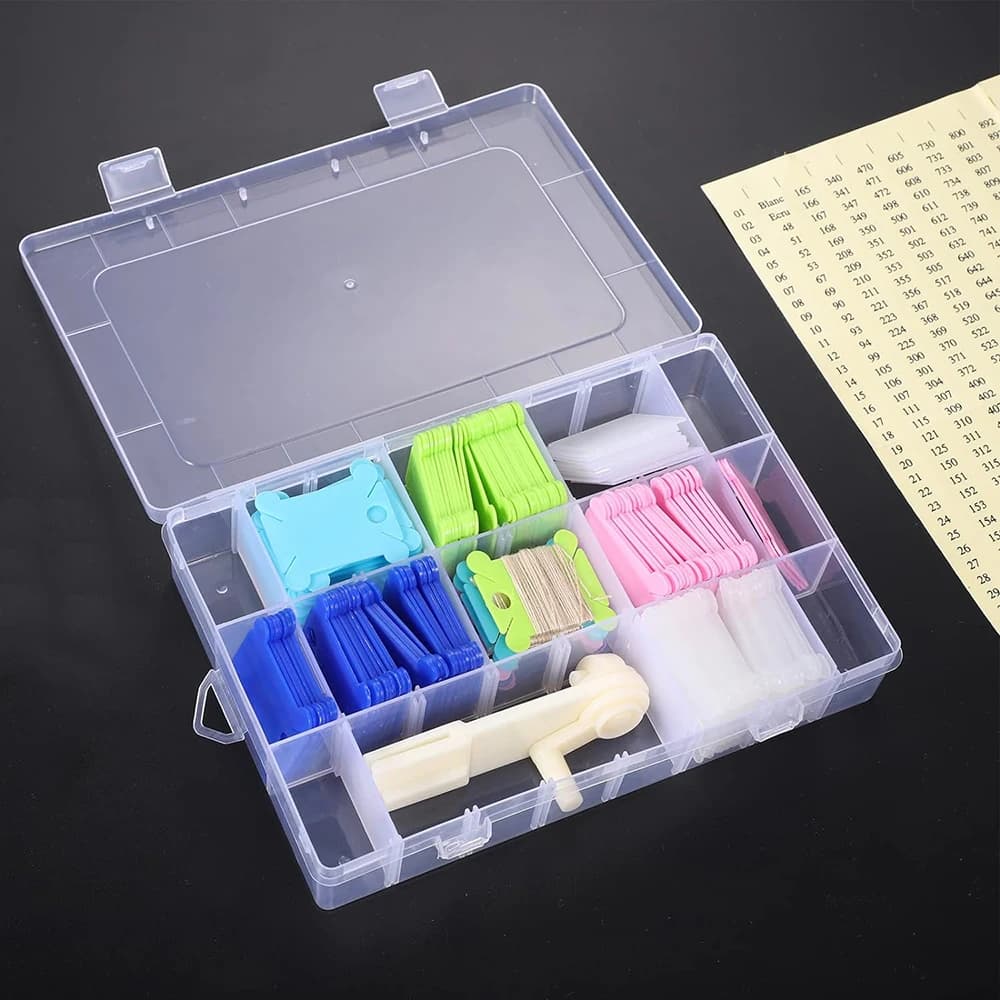 Embroidery Thread Organizer with Bobbin Winder