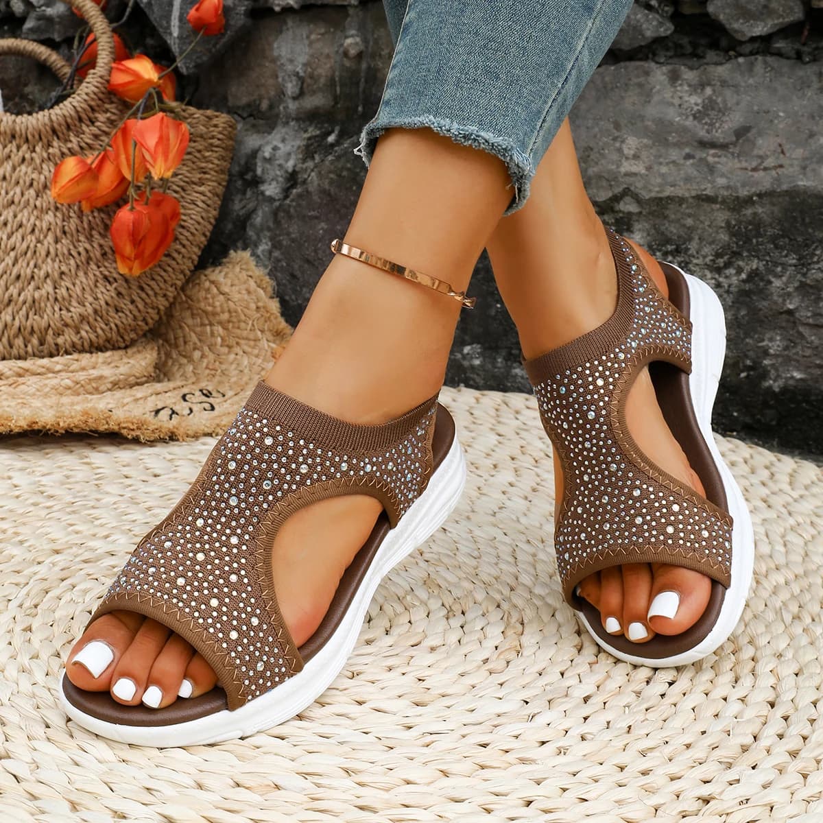 Women's Breathable Wedge Heel Sandals