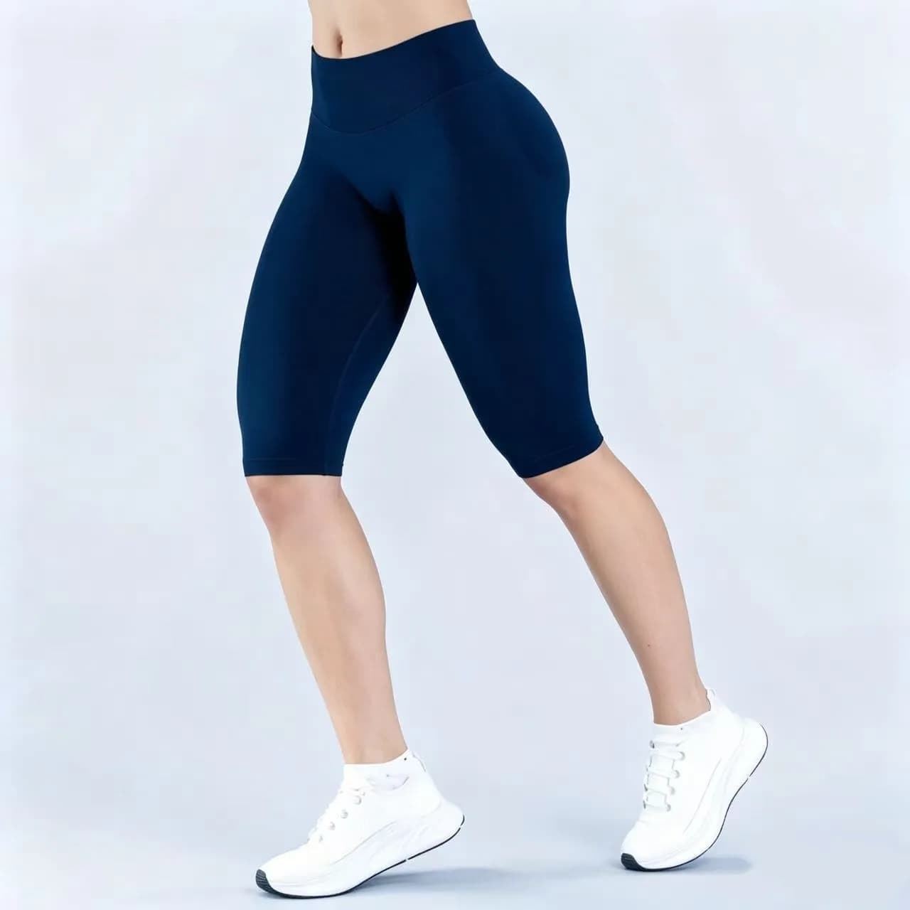 Seamless Scrunch Butt Yoga Capri Leggings