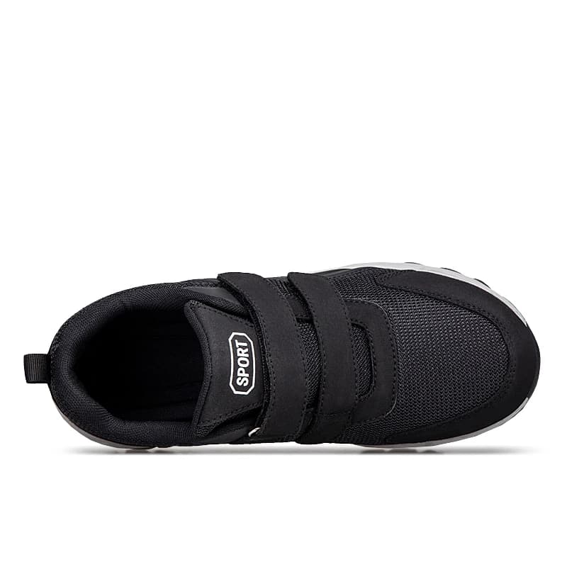 Diabetic Shoes for Men Comfort Walking Shoes for Elderly Swollen Feet Orthopedic Adjustable Double Strap Hook and Loop Sneakers