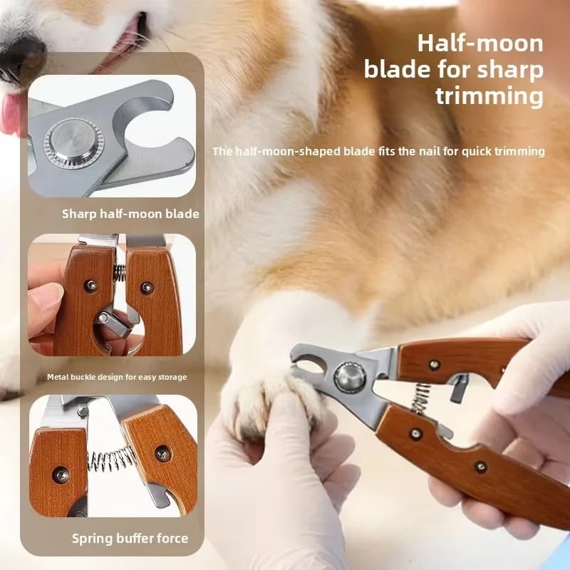 Pet Supplies Wholesale Thermoplastic Rubber Pet Set Detangling Comb Single-Sided Comb Nail Clippers File Fluffing Pin Brush Made
