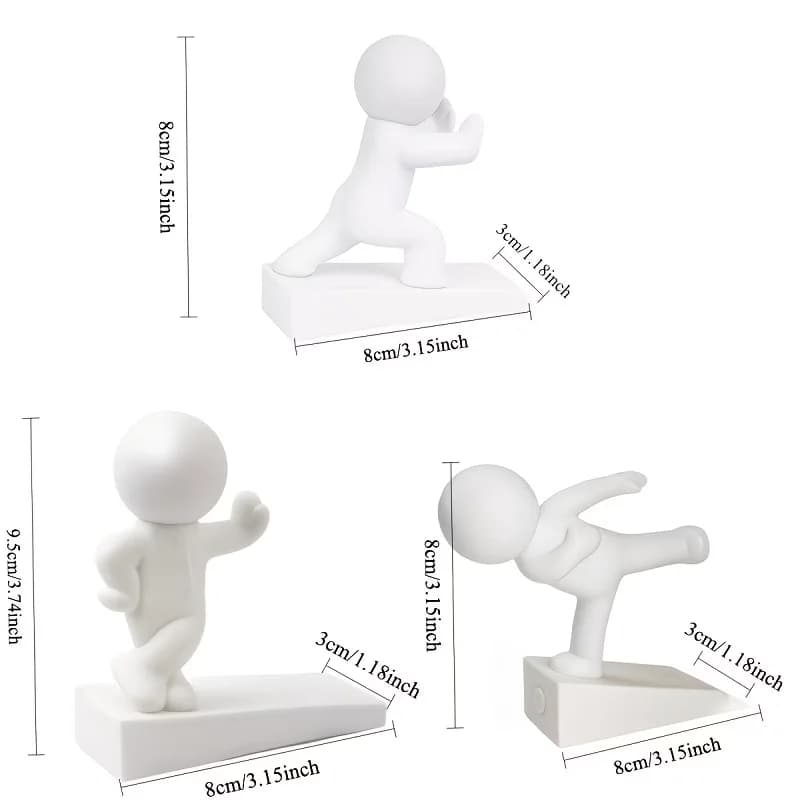 Christmas Decorations Include Cute Door Sills Movable Anti Slip Bases To Protect Walls and Three-dimensional Home Decorations
