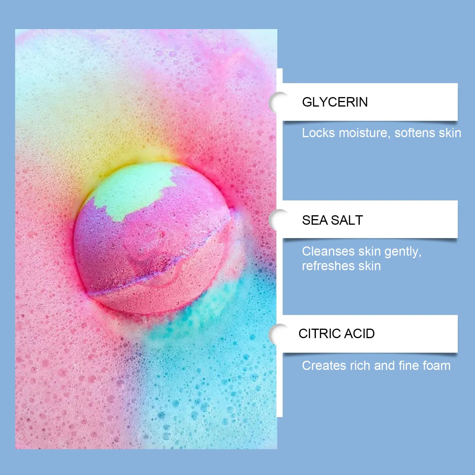 Bath Bombs Set with Surprise Toys Inside