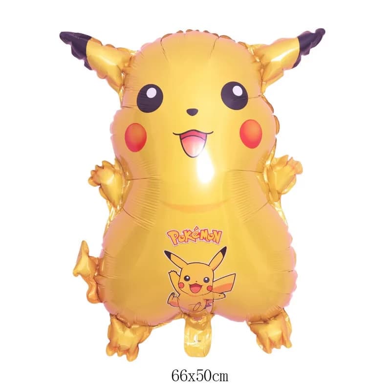 Pokemon Balloon Children Happy Birthday Party Decoration Pikachu Charmander Anime Figure Balloons Cute Cartoon Party Supplies